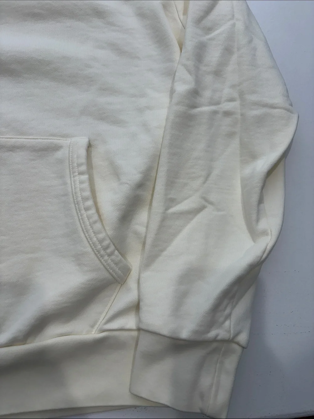 NWOT Polo by Ralph Lauren Cream Quarter-Zip Pullover Sweatshirt size large